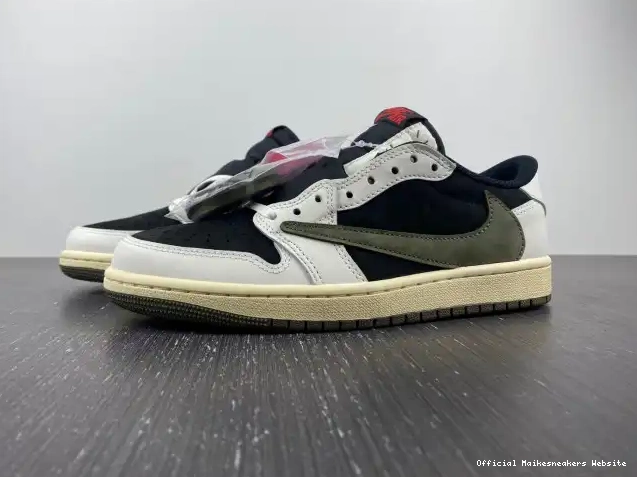 Official Maikesneakers Travis DZ4137-106 1 x Scott Olive OG WMNS Jordan Low Air 0324